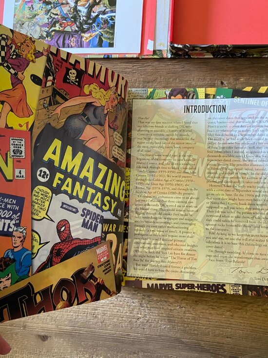 Massive MARVEL CHRONICLE: A Year By Year History HC With  marvel chronicle year by year history, marvel collector box set, marvel comics
